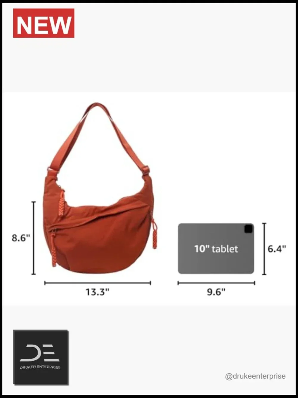 Hobo Crescent Shoulder Bag Crossbody Corduroy Nylon Canvas Slouchy Dumpling